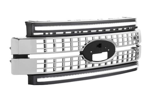 FORD SUPER DUTY (17-19): MORIMOTO XBG LED DRL GRILLE