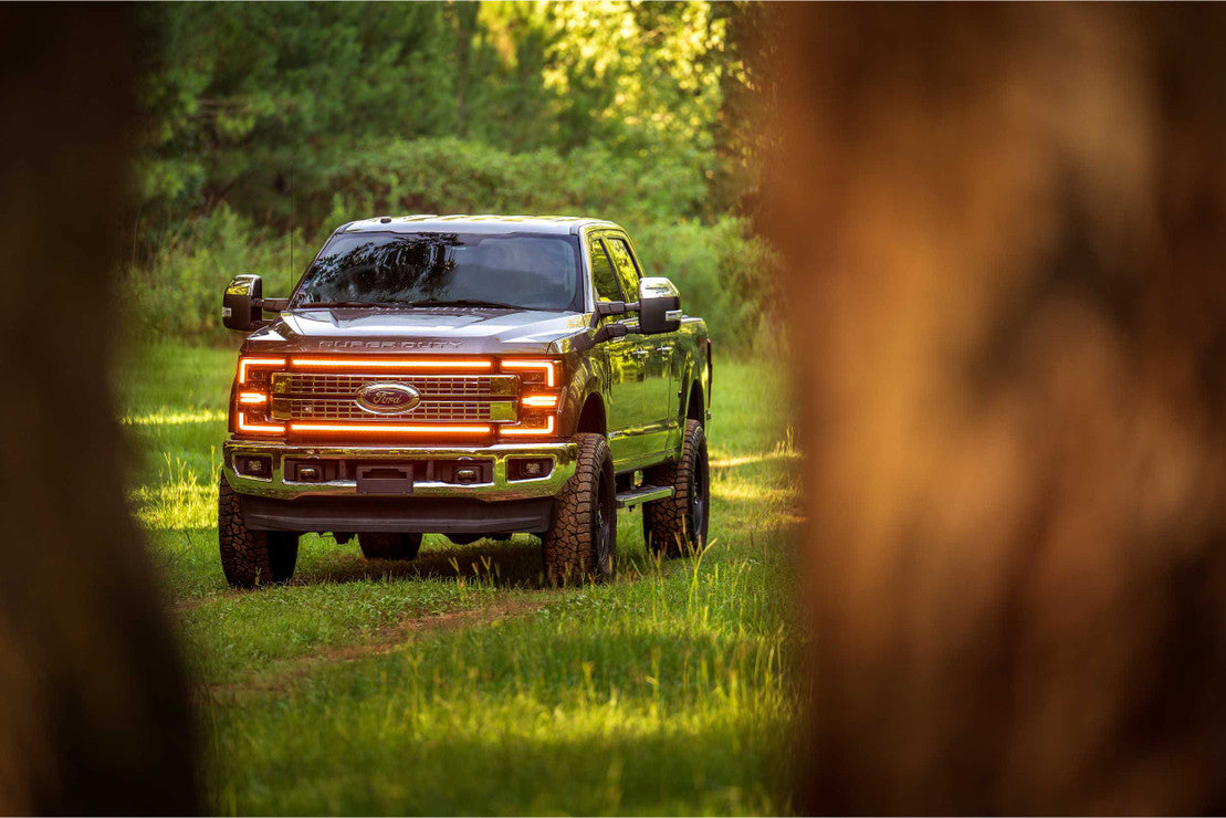 FORD SUPER DUTY (17-19): MORIMOTO XBG LED DRL GRILLE