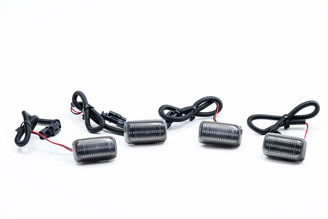 Smoke LED Side Marker Lights For 2001-2014 Chevy Silverado/GMC Sierra HD 4PCS