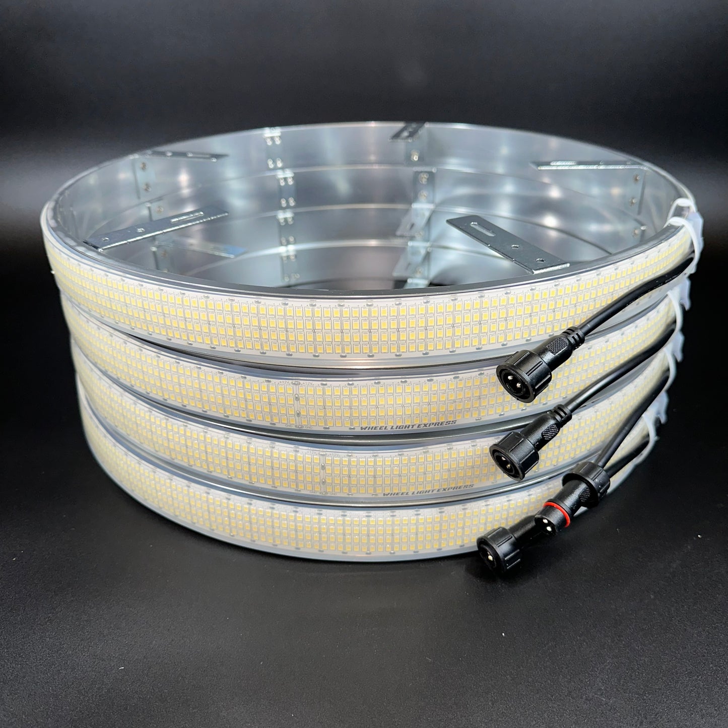 Quad Row White High Density Wheel Lights