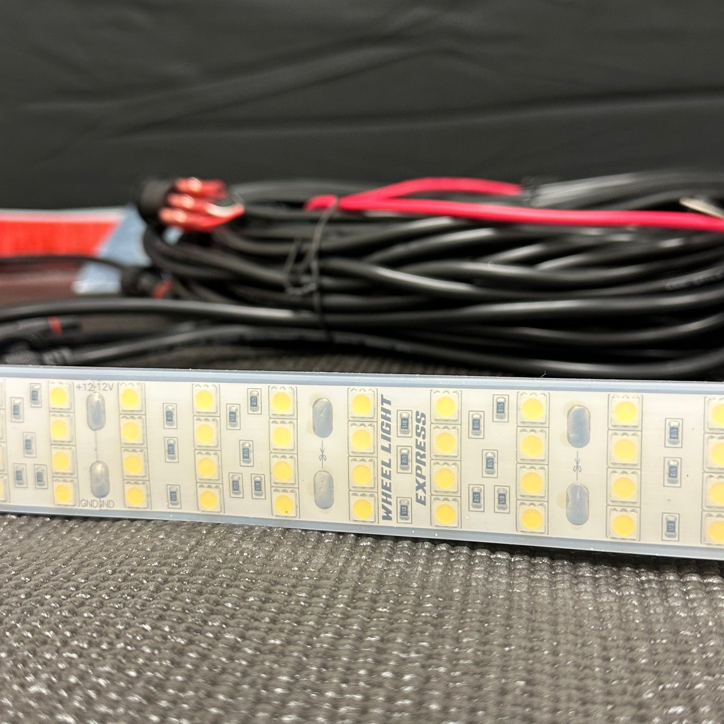 Quad Row White Portal Lights