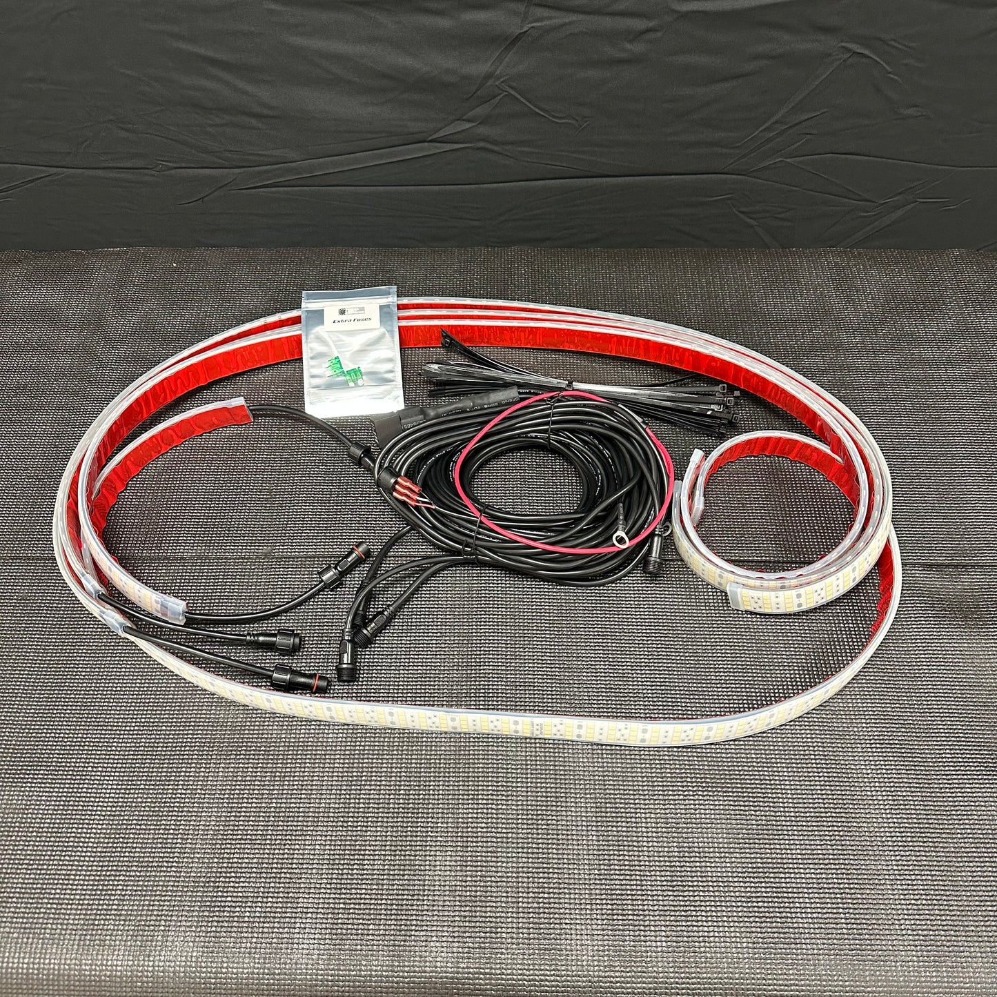 Quad Row White Portal Lights