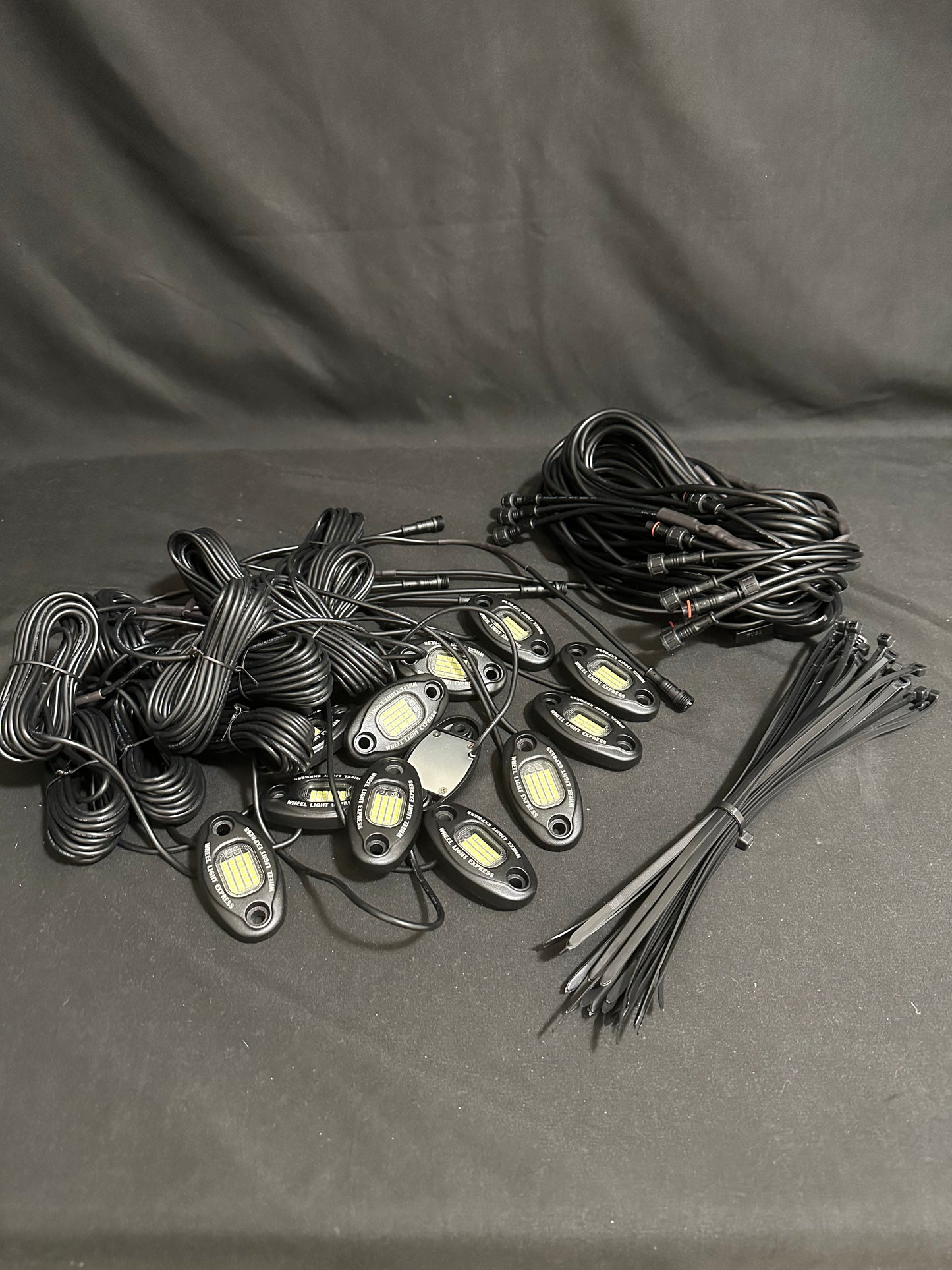 12 Piece High Density Rock Light Kit