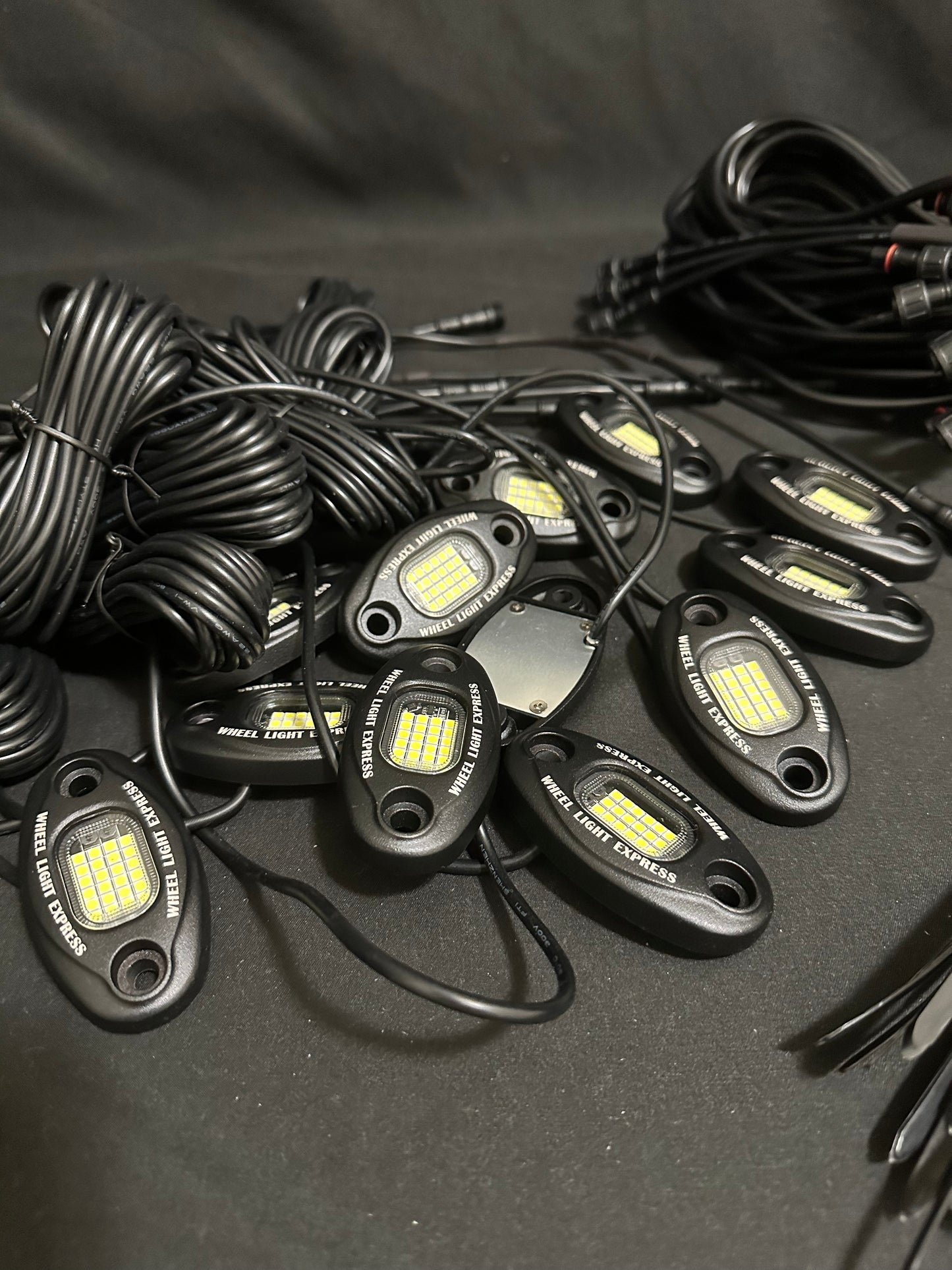 12 Piece High Density Rock Light Kit
