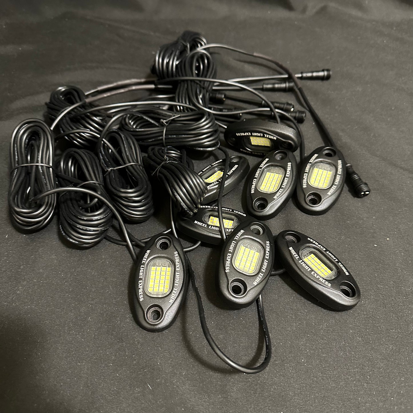 8 Piece High Density Rock Light Kit