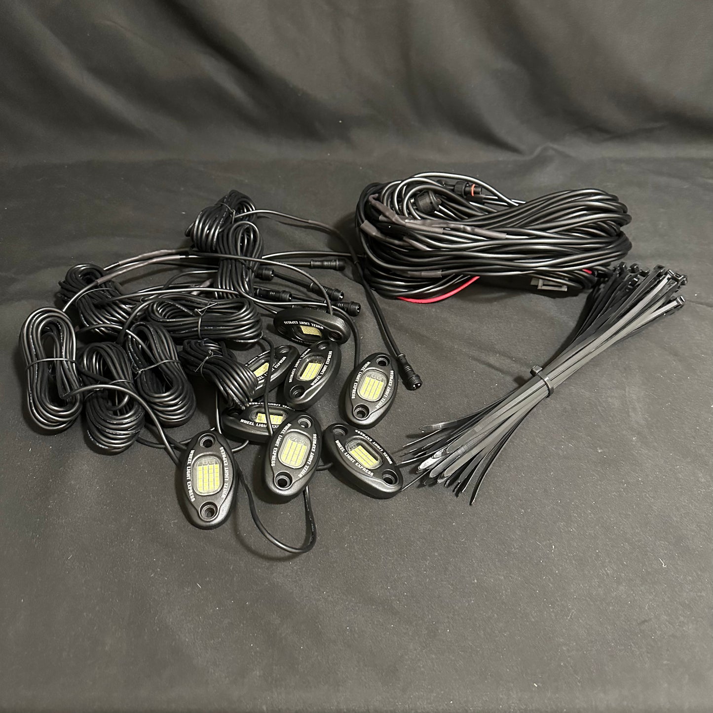 8 Piece High Density Rock Light Kit