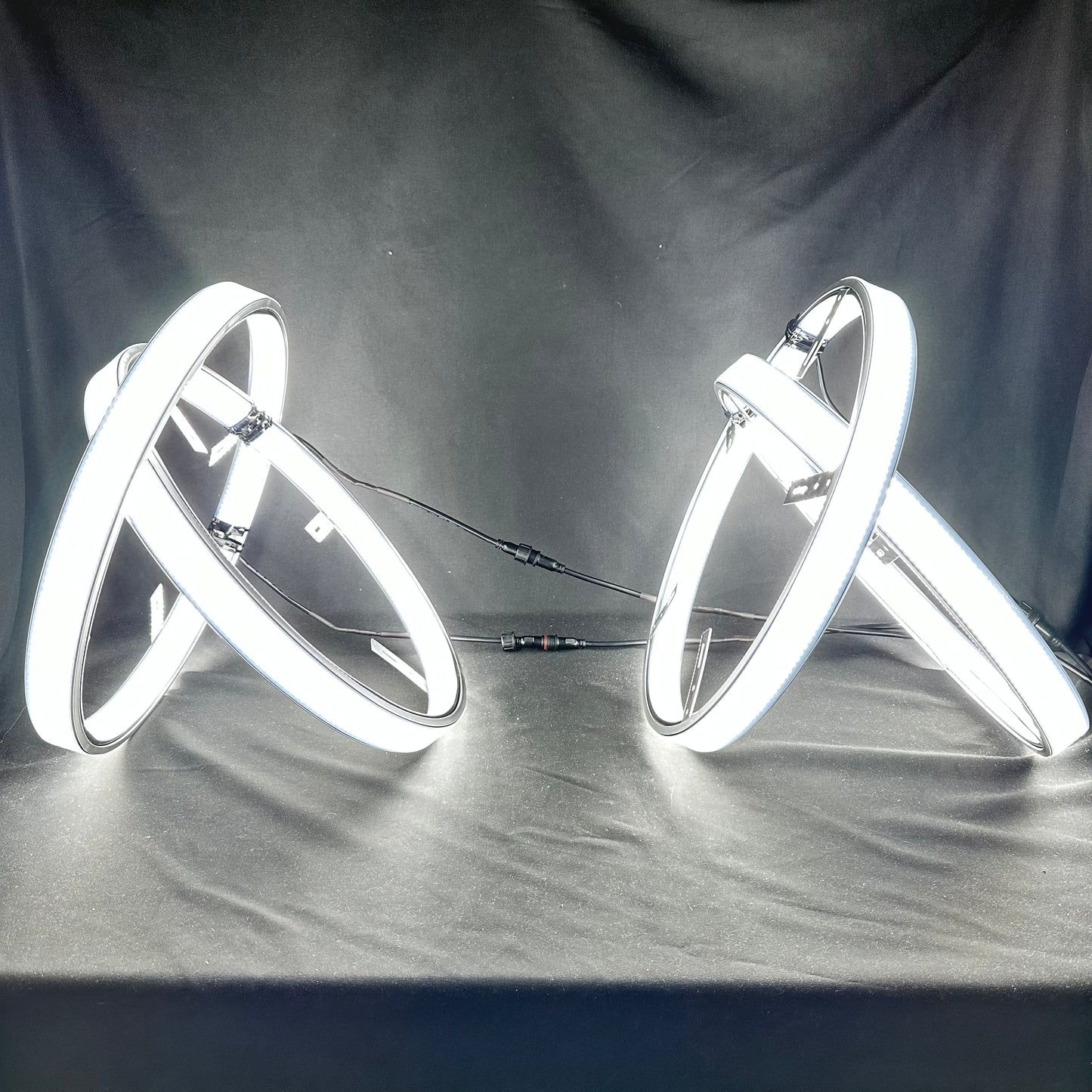 10 Row White High Density Wheel Lights