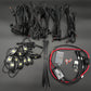 12 Piece White Rock Light Kit