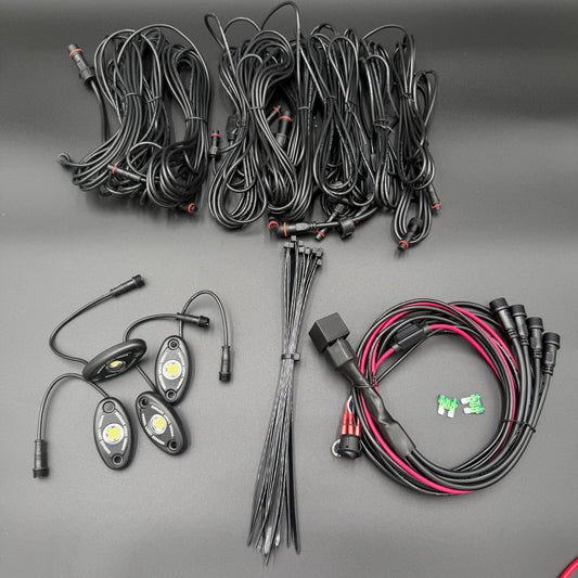 4 Piece Rock Light Kit