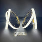Quad Row White Wheel Lights