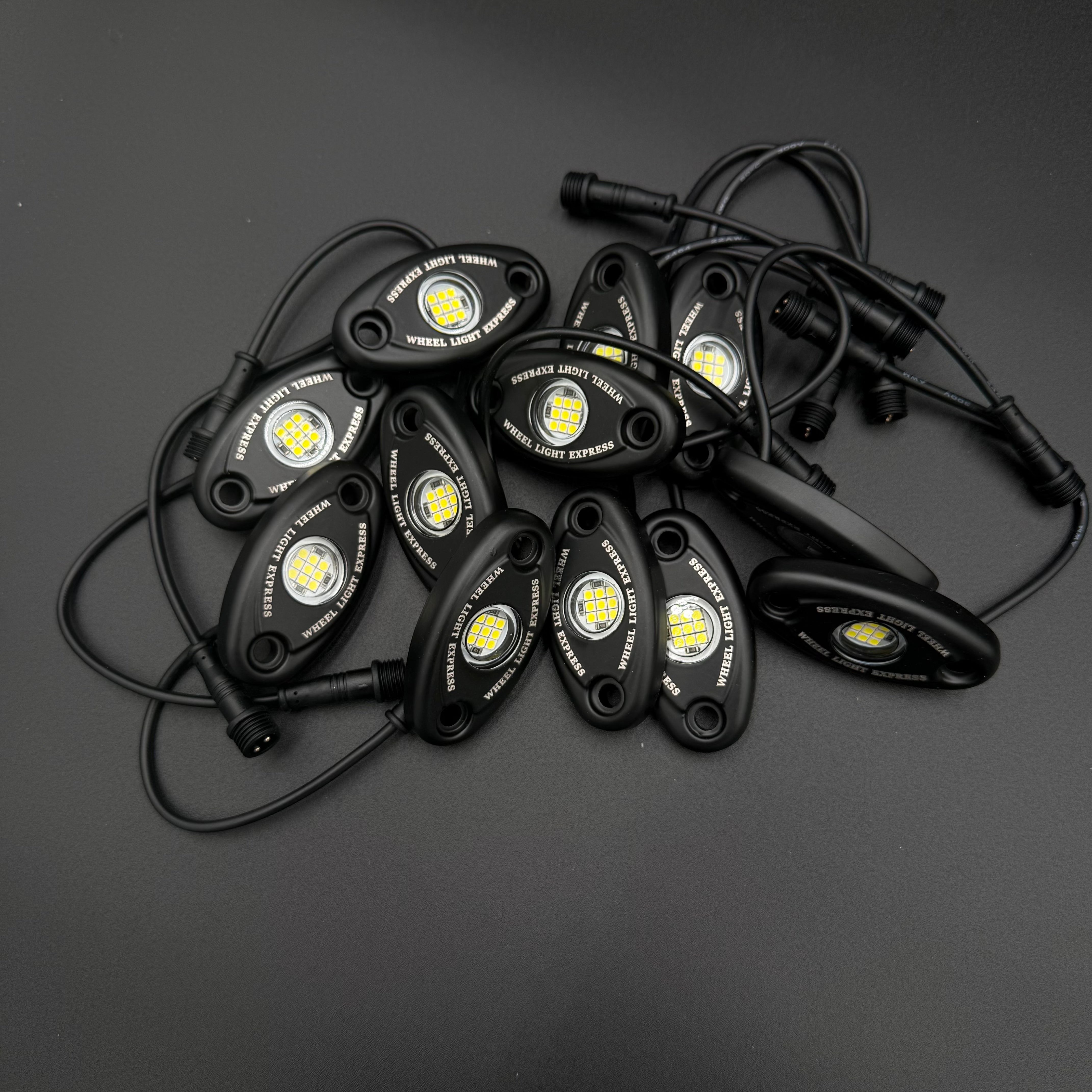 9 LED White Rock Light – Wheel Light Express