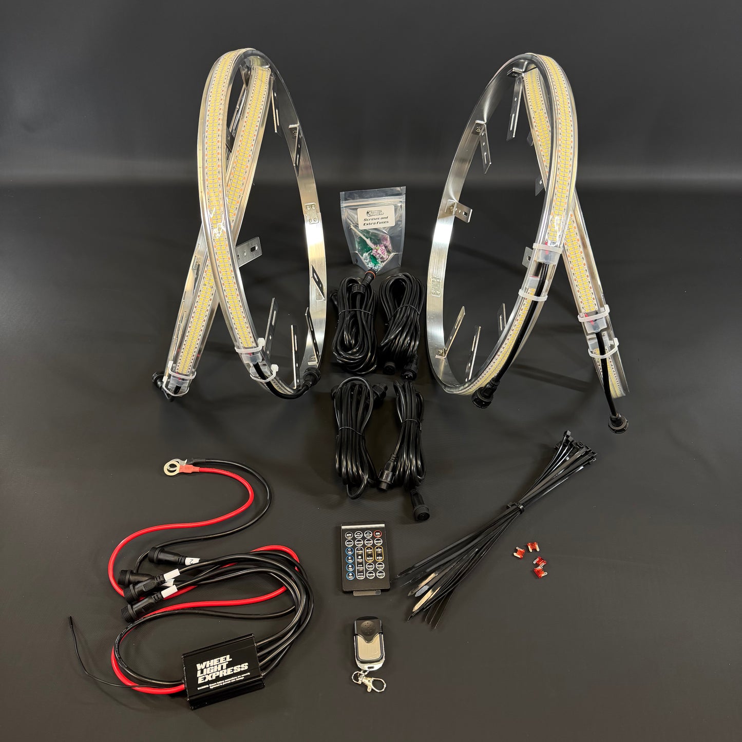 Double Row White High Density Wheel Lights