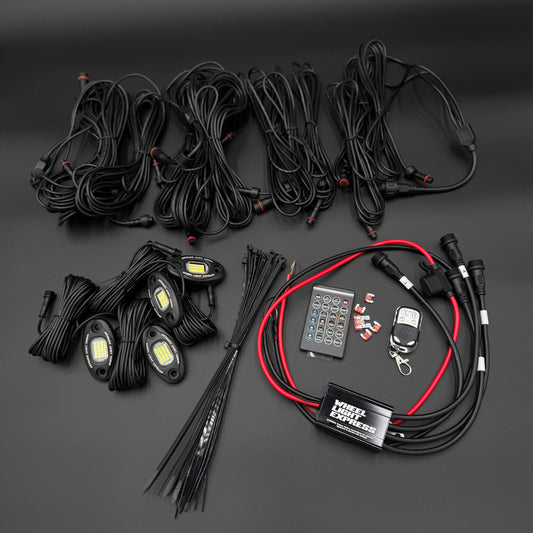 4 Piece High Density Rock Light Kit