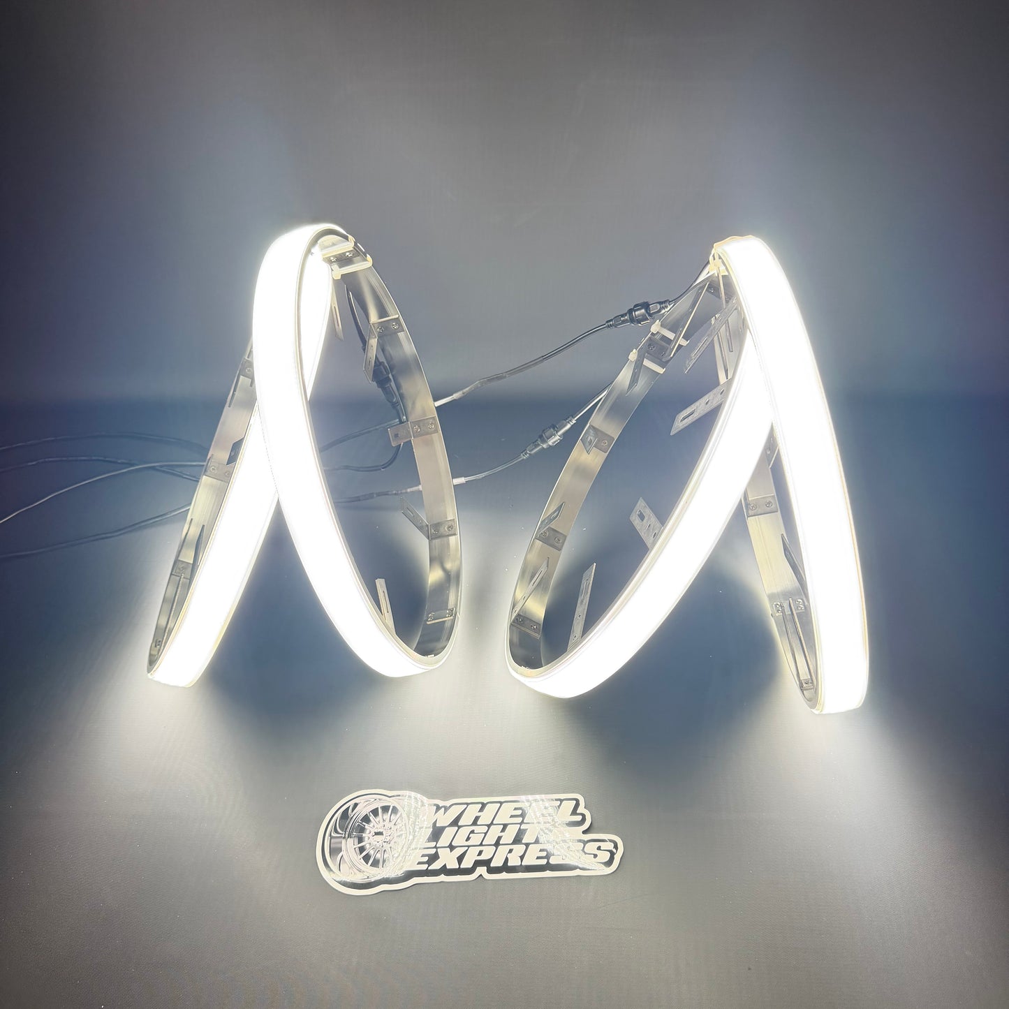 Quad Row White Ultra High Density Wheel Lights