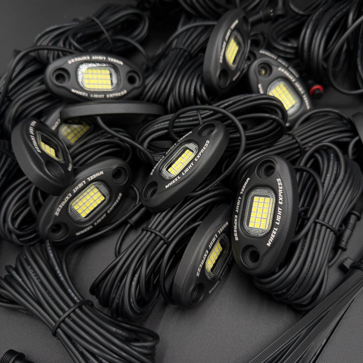 12 Piece High Density Rock Light Kit