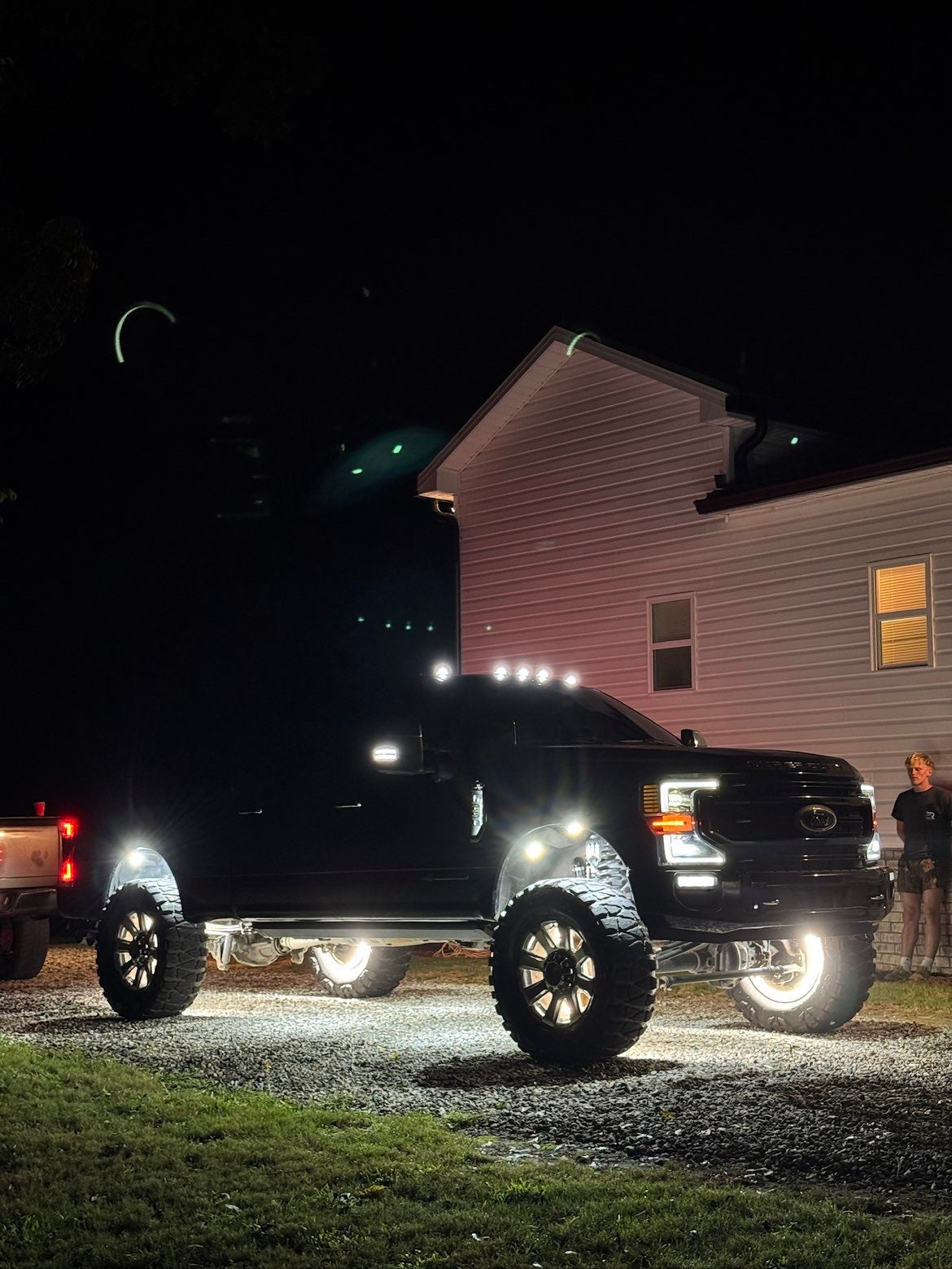 Quad Row White Ultra High Density Wheel Lights