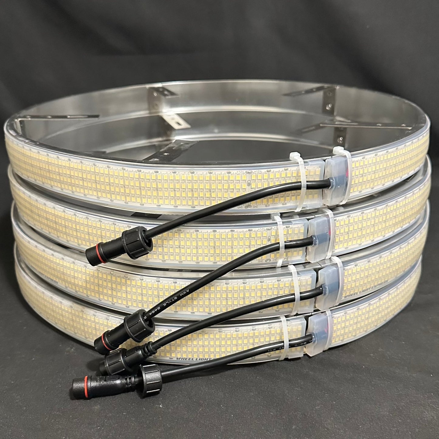 Quad Row White High Density Wheel Lights Wheel Light Express