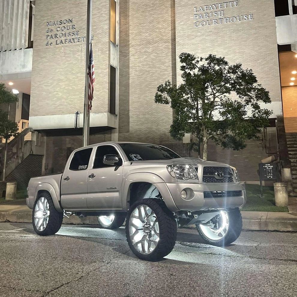 Quad Row White Wheel Lights Wheel Light Express